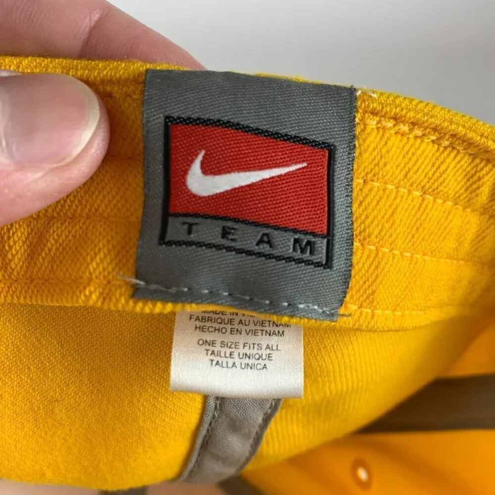 LSU Tigers NCAA Gold Nike Dri Fit Stretch Fitted Hat One Size